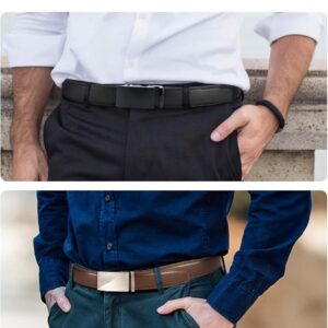 Leather Ratchet Belt Men 2 Pack 35mm - Image 4