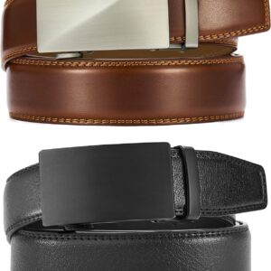 Leather Ratchet Belt Men 2 Pack 35mm - Image 5