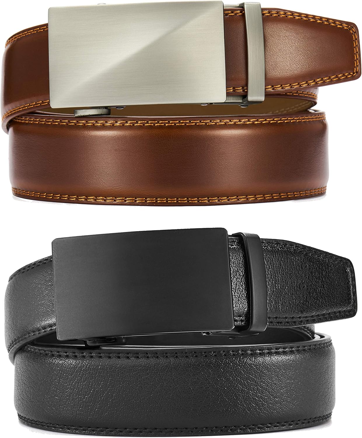 Leather Ratchet Belt Men 2 Pack 35mm - Image 5