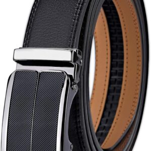 Men's Adjustable Ratchet Belt Black - Image 20