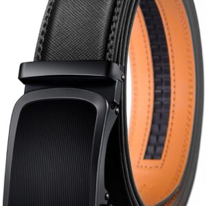 Men's Adjustable Ratchet Belt Black - Image 24