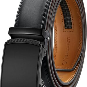Men's Adjustable Ratchet Belt Black - Image 34
