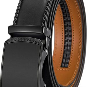 Men's Adjustable Ratchet Belt Black - Image 35