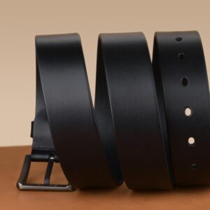 Men's Full Grain Leather Belt 1.5 Inch Wide - Image 8