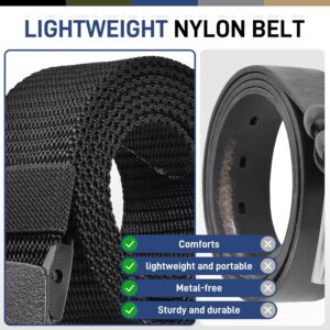 Men's Nylon Belt 5 Pack Casual Military Canvas - Image 3