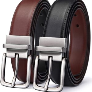 Reversible Belt Adjustable Genuine Leather Men