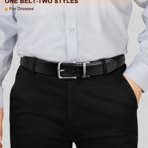 Reversible Belt Adjustable Genuine Leather Men - Image 5