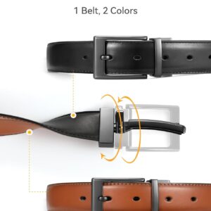 Reversible Dress Belt Leather 1.25 Inch - Image 2
