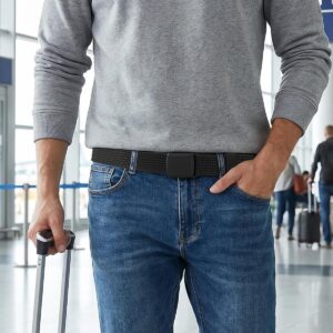 Web Belt Nylon Non Metal Buckle 38mm Men - Image 5