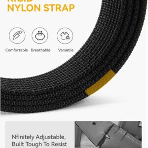 Web Belt Nylon Non Metal Buckle 38mm Men - Image 6